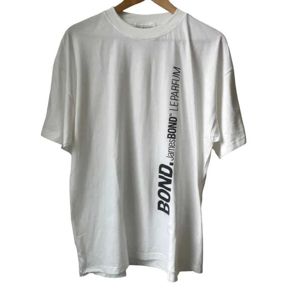 Vintage cotton t-shirt  with James Bond graphic writing‎